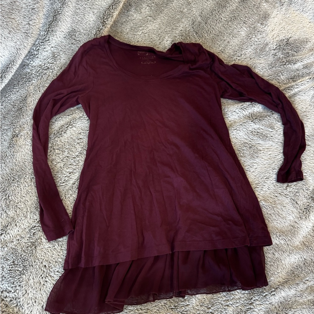 Peruvian Connection Deep Burgundy Top